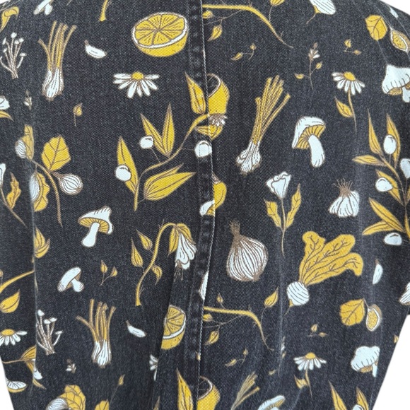 Rare Big Bud Press Short Sleeve Jumpsuit in Cookbook Print Brown Medium - Picture 11 of 16